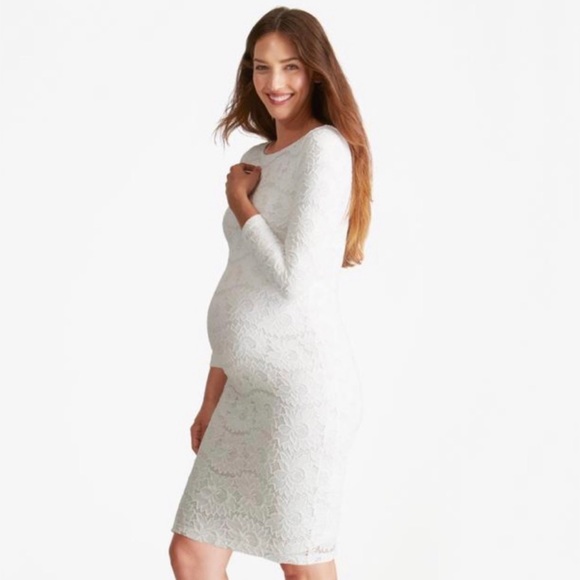 Ingrid & Isabel Lace Maternity dress size medium - Picture 1 of 9